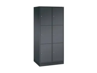 grootvolume-lockersysteem,HxBxD 1950x820x600mm,2x3vakken,cil.-slot - 2
