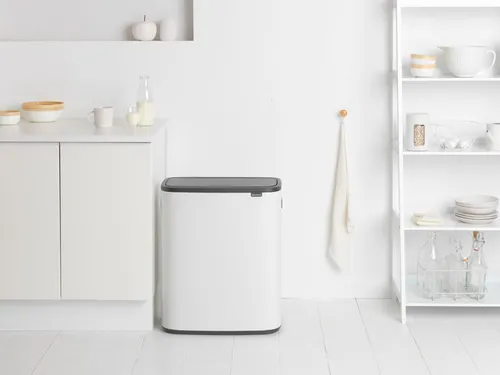 Afvalbak Bo Touch Bin 60 Liter Wit