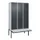 locker voor scheiding van kleding,HxBxD 2120x1200x815mm,3vak