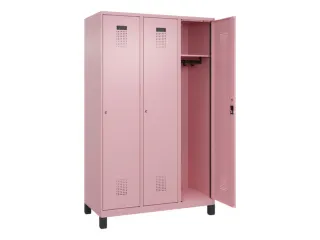 locker,HxBxD 1950x1200x500mm,3vak,vak B 400mm,cil.-slot,voeten - 2