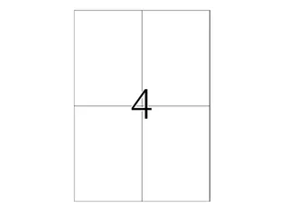 Xerox Multi-use Labels wit permanent 105x148mm 003R97402 400 stuks - 2