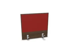opzetpaneel bureau aanbouw achter NV bruin hickory BN4011-rood 600mm