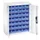 Stellingkast 830x700x300mm 6 Legborden 42 Magazijnbakken Ral 7035