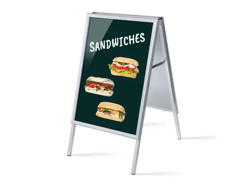 Stoepbord A1 complete set met print "Sandwiches"