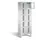Lockerkast 1850x610x500mm 2x5 vakken Cilinderslot Poten, RAL7035