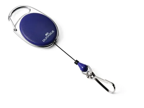 Durable 8327 Afrolmechanisme Style met karabijnhaak Donkerblauw 80cm