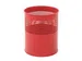 Half geperforeerde papierbak 10 Liter Rood