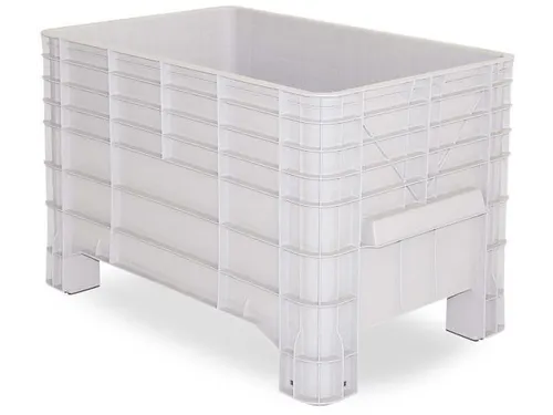 Stapelcontainer Pe Hxbxd 670x1030x630mm 276 Liter 4Poten Grijs