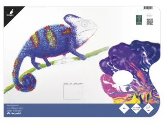 Afscheurpalet Kangaro A3 36 vel 50 grams papier 3-zijdig gelijmd - 1