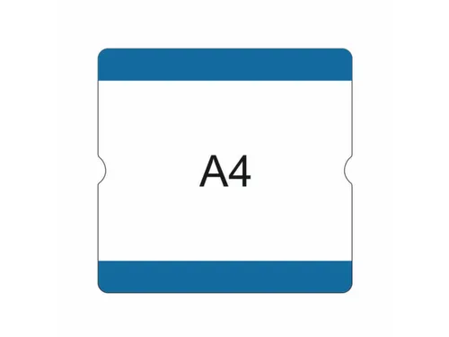 beschrijfbare hoes,markering HxB 302x290mm,PVC,blauw