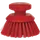 Werkborstel Rond Rood