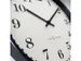 Wandklok NeXtime Dickens 30 cm wit