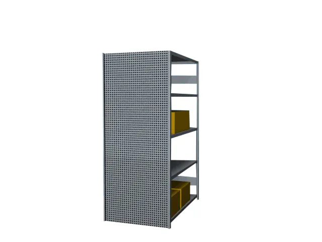 paroi latérale,p. rayonnage sans boulons,HxP 2000x800mm,galvanisé