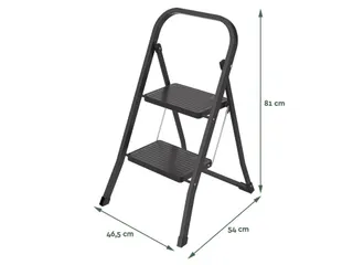 Huishoudtrap Metaal SL200 zwart 2 Treden - 9