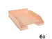 Brievenbak COMBO Pas tel koraal glossy