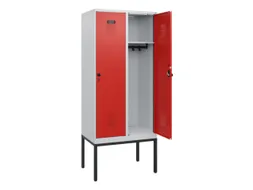 schoollocker,HxBxD 1950x800x500mm,2vak,vak B 400mm,draaigrendel