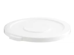 Deksel,v. afvalverzamelaar 75l,rond,Ø 495mm,PE,wit