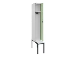 locker met bank,HxBxD 2120x300x815mm,1vak,vak B 300mm,cilinderslot - 1