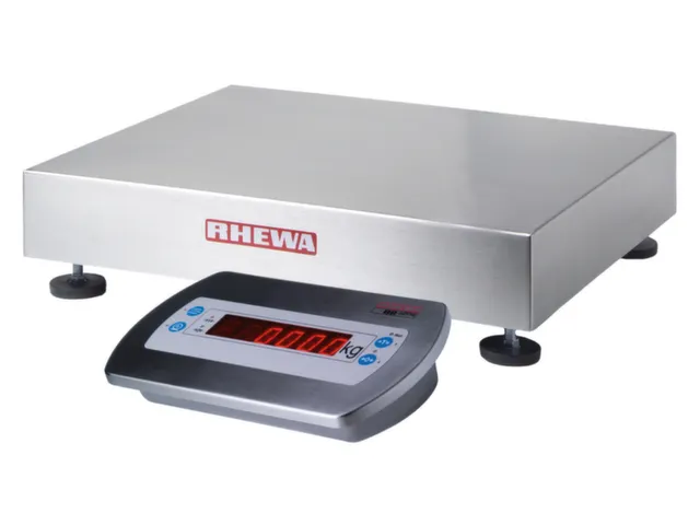platform-weegschaal,platform BxD 400x500mm,RVS,weegbereik 150kg