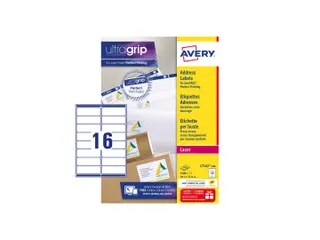 Adresetiket Avery QuickPeel L7162-100 99.1x33.9mm Wit 1600 stuks - 4