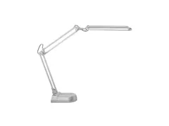 Bureaulamp LED MAULatlantic Zilver met tafelklem