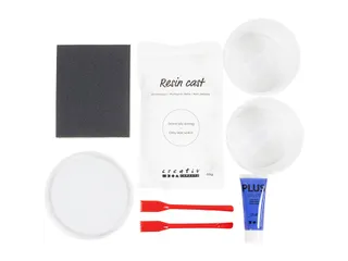 Hobbyset Creativ Company Hars Gieten dienblad met marmereffect - 5