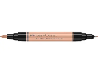 Tekenstift Faber-Castell Pitt Artist Pen duo marker 132 beige rood - 4