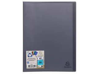 Porte-vues Opak recyclé A4 40V noir - 1