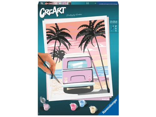 Schilderen op nummers CreArt Beach life
