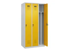 locker voor scheiding van kleding,HxBxD 1850x900x500mm,3vak