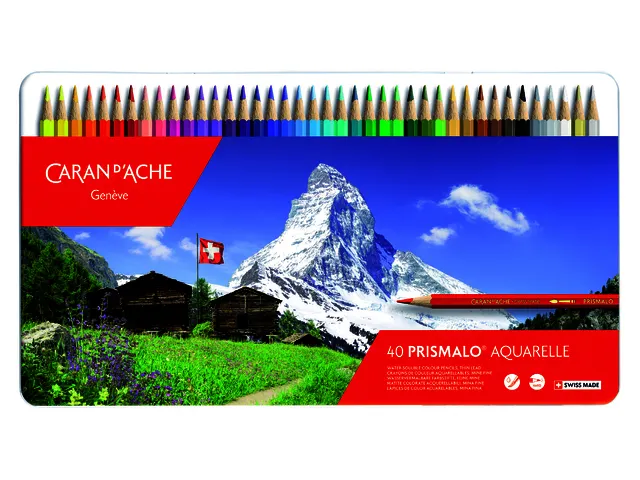 Kleurpotloden Caran d'Ache Prismalo 40 stuks assorti