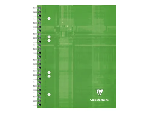 Collegeblok Clairefontaine Studium A5+ ruit 5x5mm 6-gaats 80 pagina's