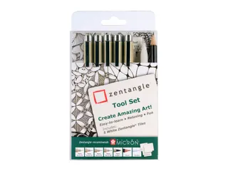 Fineliner Bruynzeel Zentangle Pigma Micron Assorti Zwart 12 Stuks - 2