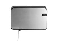 Euro Products 441093 Toiletpapierdispenser Zilver Quartz duo Coreless