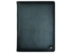Schrijfmap DESQ A4 leder zwart
