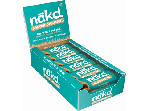 Salted Caramel Reep 35 Gram Pak 18 Stuks