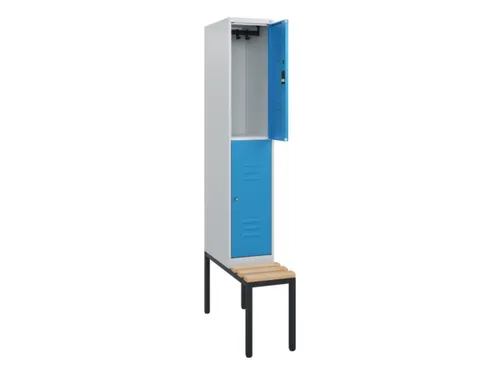 Dubbeldekse dekenkist,HxBxD 1950x300x815mm,1x2vak.,vak B 300mm