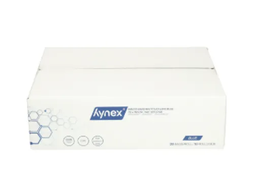 Afvalzak Hynex 70x110cm LDPE recycled T60 120L blauw rol à 20 stuks