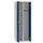 kleding-/wasgoedkast,RAL 7035/RAL 5010,HxBxD 1800x600x500mm,2vak