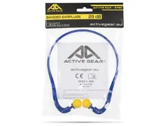 Oordoppen Active Gear 29 dB met beugel geel