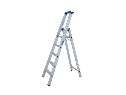 Ladder Aluminium Bordes H 1 25M 5Treden Incl. Bordes