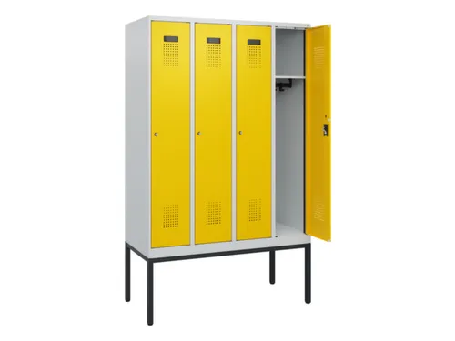 schoollocker,HxBxD 1950x1200x500mm,4vak,vak B 300mm,cil.-slot