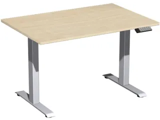 Elektrisch ihv bureau,HxBxD 730-1230x1200x800mm,blad esdoorn - 1