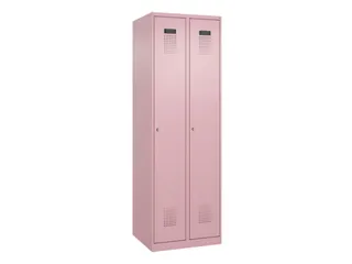 locker,HxBxD 1850x600x500mm,2vak,vak B 300mm,cil.-slot,staand op vloer - 3