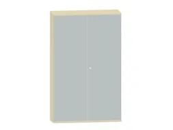 Kantoorkast 1920x1200x430mm Decor Romp Esdoorn Decor Front Lichtgrijs