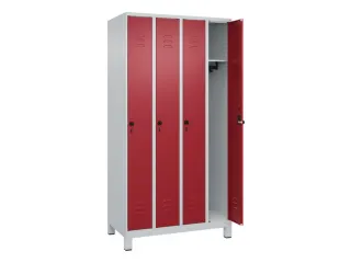 locker,HxBxD 1950x1000x500mm,4vak,vak B 250mm,draaigrendel,voeten - 2