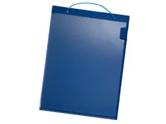 Ordermappen Kunststof Plaat Met Afdekking Din A4 Blauw