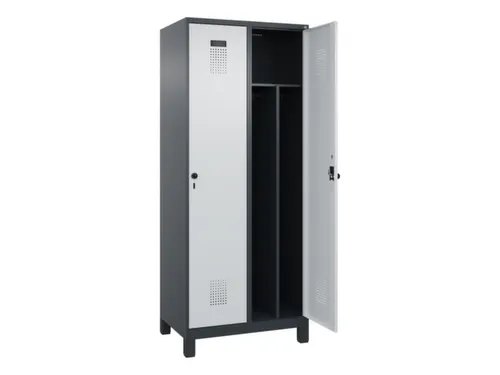 locker voor scheiding van kleding,HxBxD 1950x800x500mm,2vak