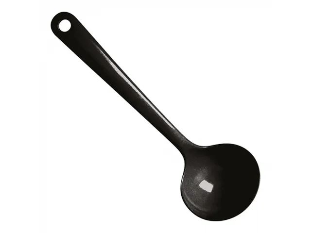 Waca Opscheplepel 30cm zwart 0255