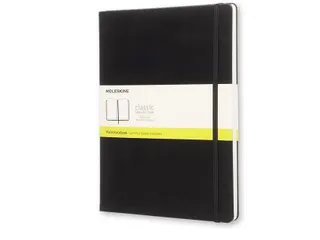 Notitieboek Moleskine XL 190x250mm blanco hard cover zwart - 2